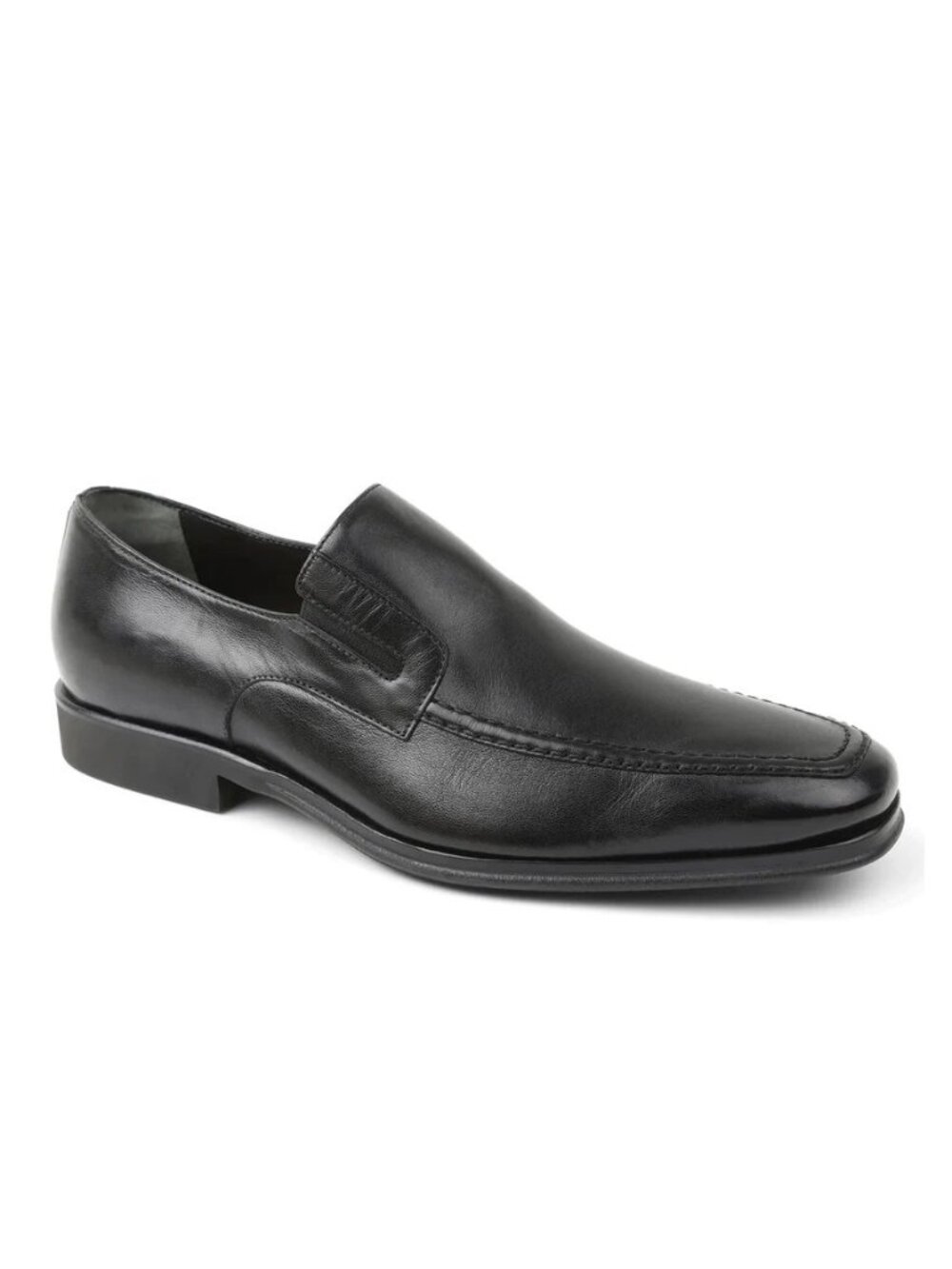 New! Bruno Magli RAGING LEATHER SLIP-ON BLACK LEATHER Loafer Size 9 M DD543
